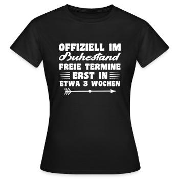 Offiziell Im Ruhestand - Frauen T-Shirt - Schwarz - Vorne - AI Model Female 172 dark (172cm)