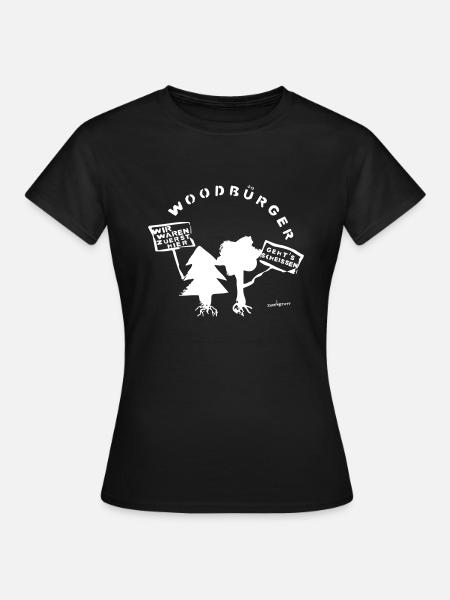 Woodbürger - Frauen T-Shirt - Schwarz