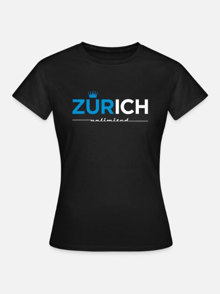 Zurich illimité - T-shirt Femme - noir