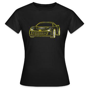 auto car autonome - Frauen T-Shirt - Schwarz - Vorne - AI Model Female 172 dark (172cm)
