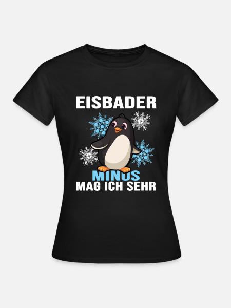 eisbader winterbader eisloch - Frauen T-Shirt - Schwarz
