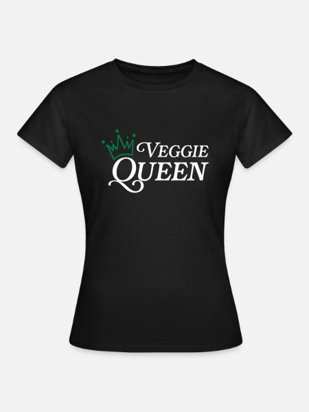 Végétalien - T-shirt Femme - noir
