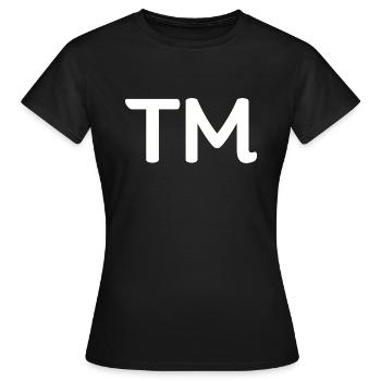 TM Gift Idea Trademark Copyright - Women's T-Shirt - black - Front - AI Model Female 172 dark (172cm)