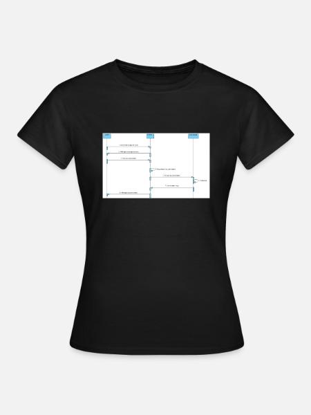 diagram 4 - T-shirt Femme - noir
