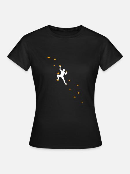 Climbing Climbing Wall Climbing Carabiner - Women's T-Shirt - black