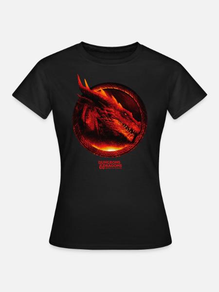 Dungeons & Dragons Red Dragons Head - Women's T-Shirt - black