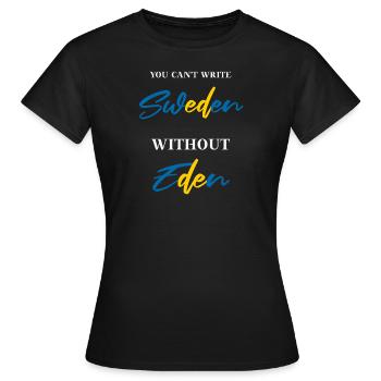 Schweden lustiger Spruch Geschenkidee schwedisch - Frauen T-Shirt - Schwarz - Vorne - AI Model Female 172 dark (172cm)