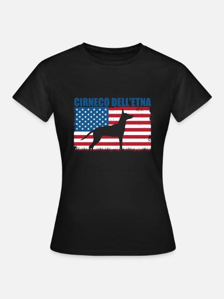Cirneco dell Etna - Frauen T-Shirt - Schwarz