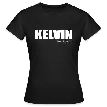 Kelvin - Né pour survivre - Funny Gaming Design - T-shirt Femme - noir - Devant - AI Model Female 172 dark (172cm)