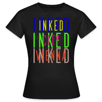 Tatouage Vienne Vienne Foudroyé Vienne - T-shirt Femme - noir - Devant - AI Model Female 172 dark (172cm)