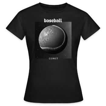 Baseball Comet - Women's T-Shirt - black - Front - AI Model Female 172 dark (172cm)
