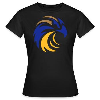 Tête d'aigle aigle - T-shirt Femme - noir - Devant - AI Model Female 172 dark (172cm)