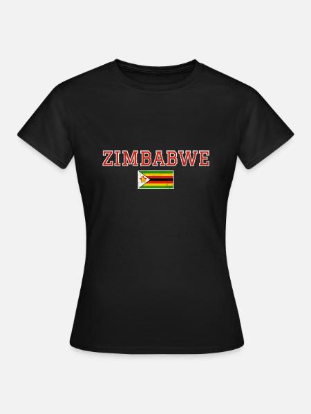 Zimbabwe - T-shirt Femme - noir