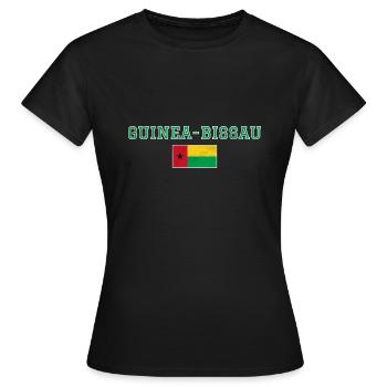 Guinée-Bissau - T-shirt Femme - noir - Devant - AI Model Female 172 dark (172cm)
