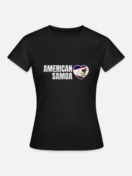 Amerikanisch-Samoa - Frauen T-Shirt - Schwarz