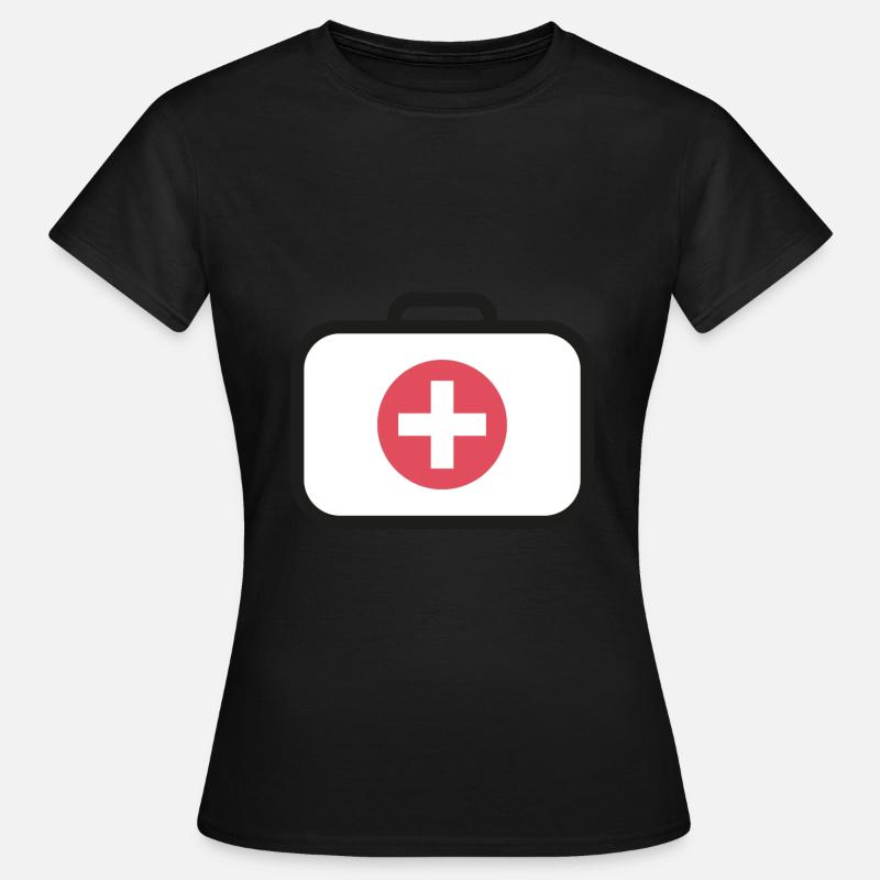 First aid medicine suitcase - Women's T-Shirt - black