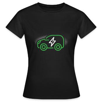 Electric - Women's T-Shirt - black - Front - AI Model Female 172 dark (172cm)