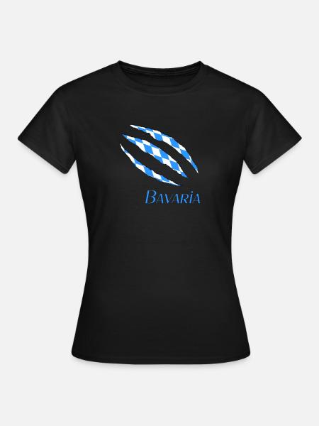 Bavaria Bayern - Frauen T-Shirt - Schwarz