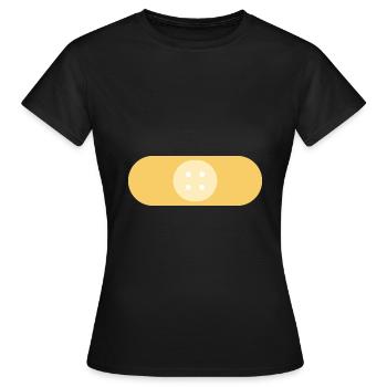 Patch Sweet Pastel Colors - Women's T-Shirt - black - Front - AI Model Female 172 dark (172cm)