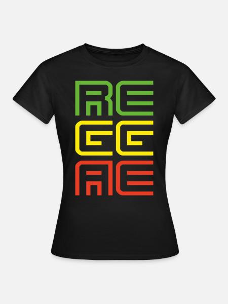 041 - Reggae - Frauen T-Shirt - Schwarz