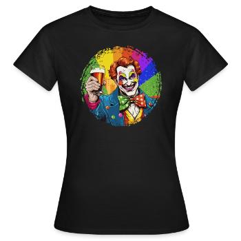 Carnaval Kölle Alaaf escalade Chant, Danse Cologne - T-shirt Femme - noir - Devant - AI Model Female 172 dark (172cm)