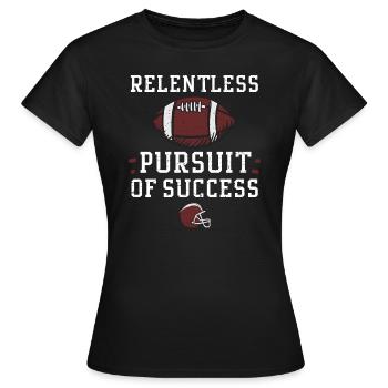 La poursuite incessante du succès - T-shirt Femme - noir - Devant - AI Model Female 172 dark (172cm)