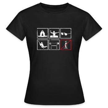Festival Festival Festival - Women's T-Shirt - black - Front - AI Model Female 172 dark (172cm)