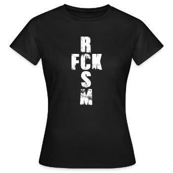 Droits de l'homme - Déclaration - T-shirt Femme - noir - Devant - AI Model Female 172 dark (172cm)