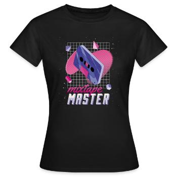 Mixtape Master - Frauen T-Shirt - Schwarz - Vorne - AI Model Female 172 dark (172cm)