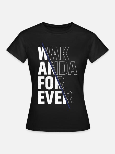 wak anda for ever - Frauen T-Shirt - Schwarz
