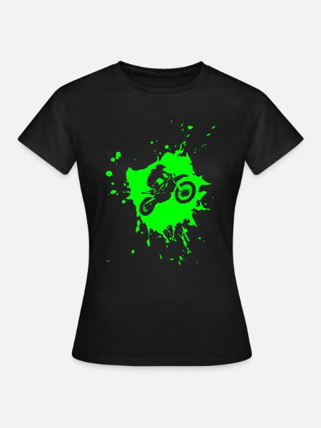 Motocross - Frauen T-Shirt - Schwarz