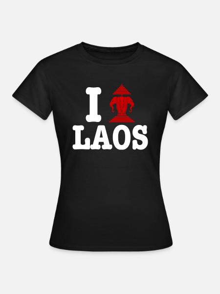I Erawan (Love) Laos - Women's T-Shirt - black