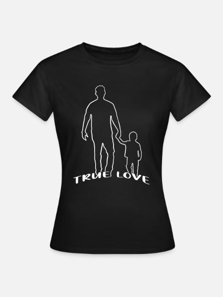 Wahre Liebe - Frauen T-Shirt - Schwarz