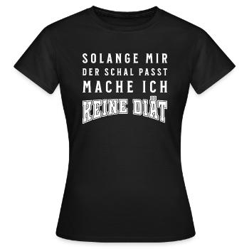 Abnehmen Diät - Frauen T-Shirt - Schwarz - Vorne - AI Model Female 172 dark (172cm)