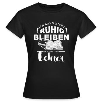Ich bin ein Lehrer - Frauen T-Shirt - Schwarz - Vorne - AI Model Female 172 dark (172cm)