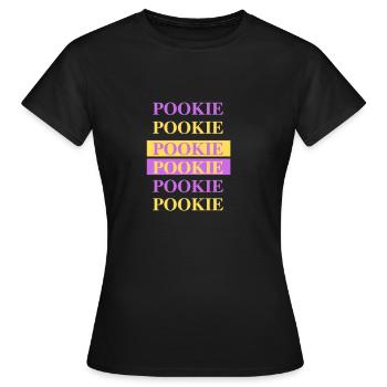 Aya Nakamura- Pookie trending music - Women's T-Shirt - black - Front - AI Model Female 172 dark (172cm)