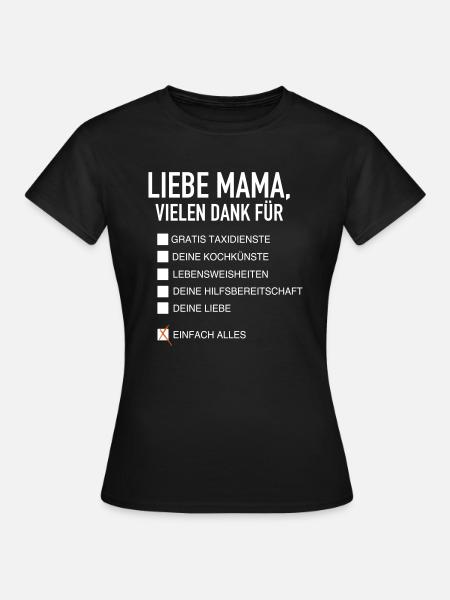 Muttertag - Frauen T-Shirt - Schwarz