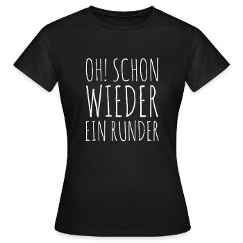 Runder Geburtstag Geschenk - Frauen T-Shirt - Schwarz - Vorne - AI Model Female 172 dark (172cm)