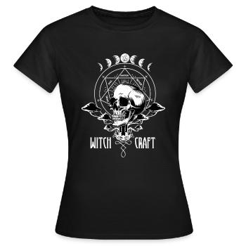 Sorcellerie occulte goth - T-shirt Femme - noir - Devant - AI Model Female 172 dark (172cm)
