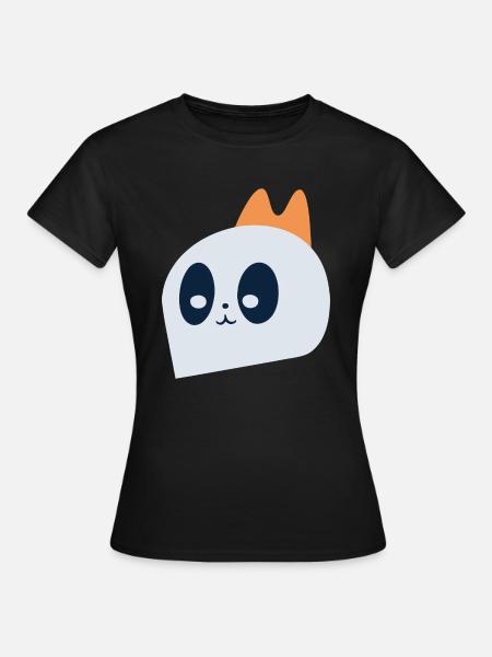 kleines Gespenst - Frauen T-Shirt - Schwarz