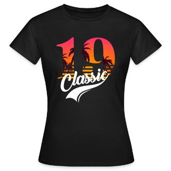 Vintage 1919-19e anniversaire - T-shirt Femme - noir - Devant - AI Model Female 172 dark (172cm)