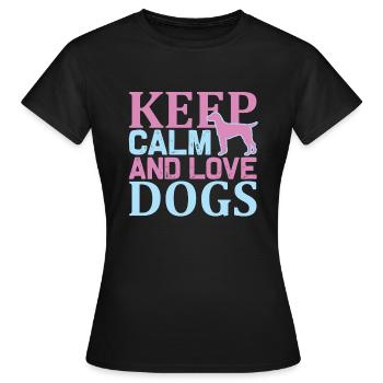 PawPrint Couture - Frauen T-Shirt - Schwarz - Vorne - AI Model Female 172 dark (172cm)