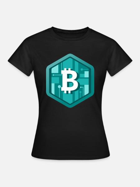 B Krypto Logo - Frauen T-Shirt - Schwarz