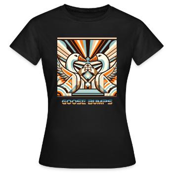 Chair de poule - T-shirt Femme - noir - Devant - AI Model Female 172 dark (172cm)
