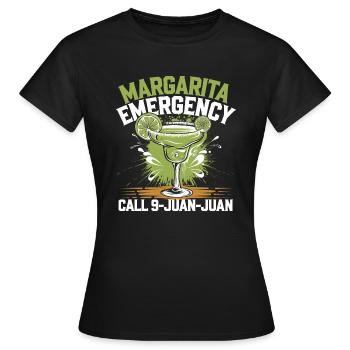 Humorvolle Margarita-Liebe - Frauen T-Shirt - Schwarz - Vorne - AI Model Female 172 dark (172cm)