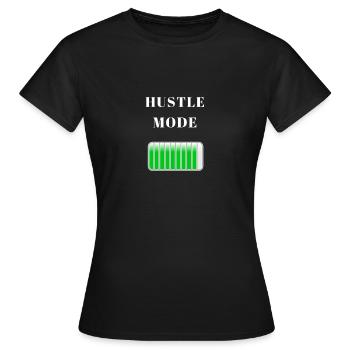 Hustle Fashion Business argent Hustlers shirt cadeau - T-shirt Femme - noir - Devant - AI Model Female 172 dark (172cm)