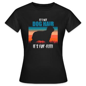 Bearded Collie - Frauen T-Shirt - Schwarz - Vorne - AI Model Female 172 dark (172cm)
