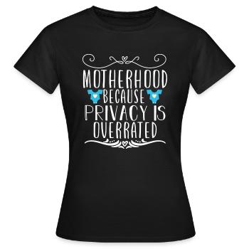 Maternité - T-shirt Femme - noir - Devant - AI Model Female 172 dark (172cm)