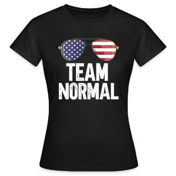Équipe Normale - T-shirt Femme - noir - Devant - AI Model Female 172 dark (172cm)