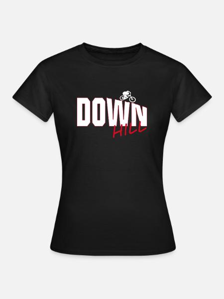 Downhill - Frauen T-Shirt - Schwarz